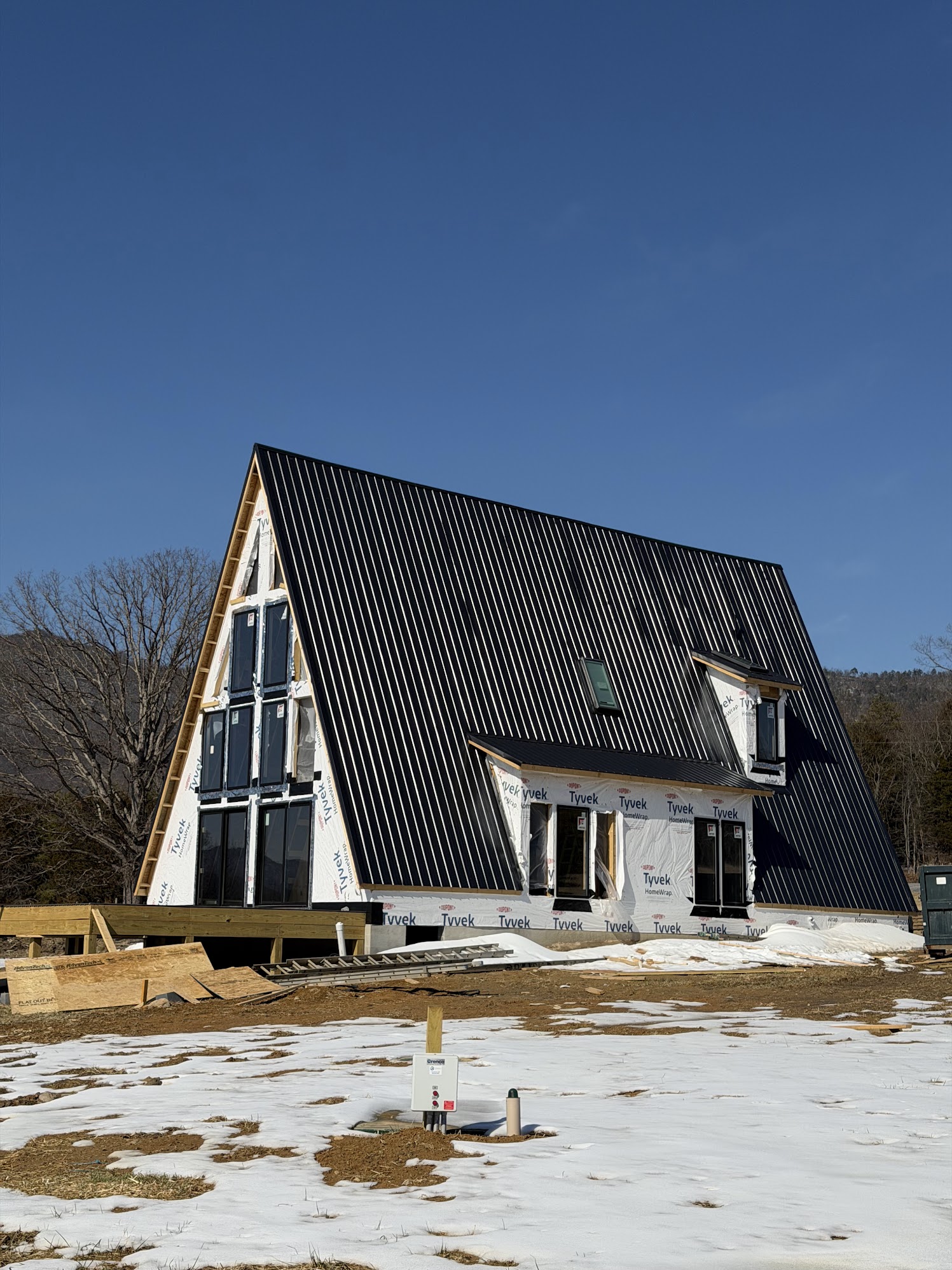 Full A-frame exterior view